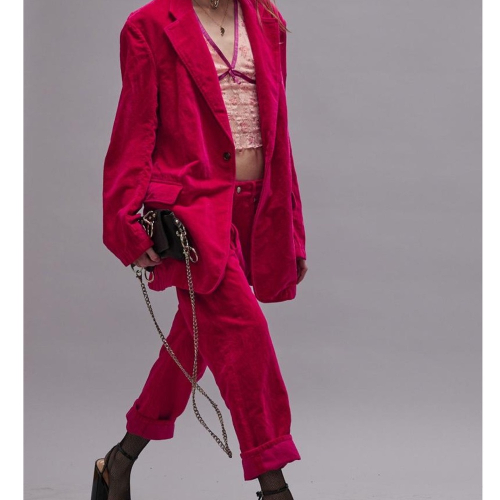 R13 Raspberry Velvet Boyfriend Jean
